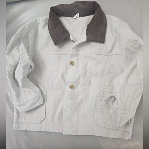 Korean boys grey shirt jacket